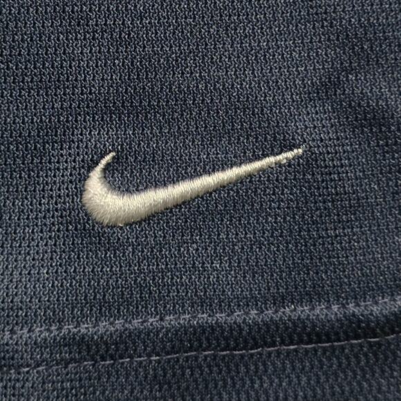 Nike Vintage Shorts Men L Navy Blue Swoosh Athletic - Picture 2 of 6